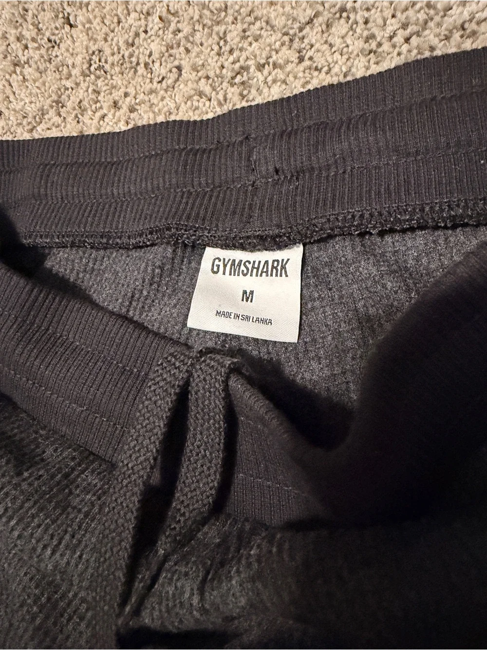 Gymshark Black Drawstring Sweatpants